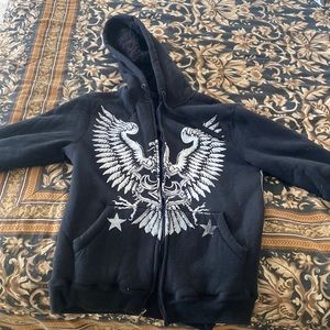 Fleece lined Zip Up Hoodie